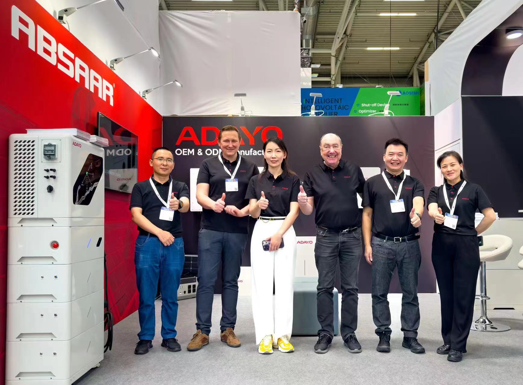 ADAYO's First Participation in Intersolar Europe 2024 Smart Energy Exhibition in Munich, Germany