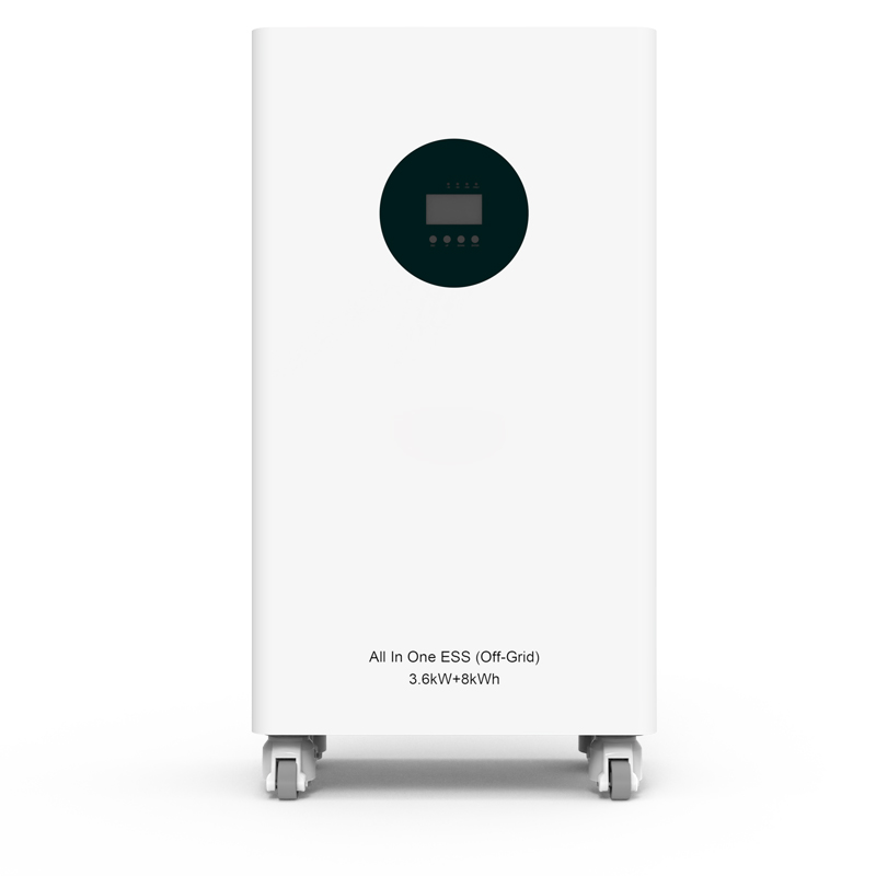 All In One Off Grid Inverter 3.6Kw Lifepo4 Battery 8Kwh 