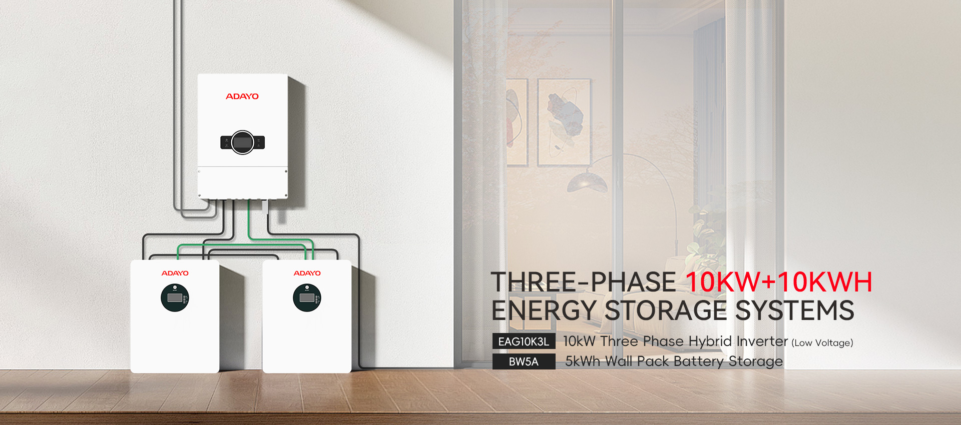 Three-phase 10kW+10kWh Energy Storage Systems