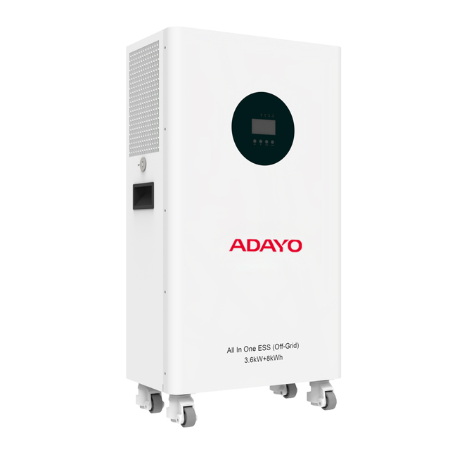 All In One Off Grid Inverter 3.6Kw Lifepo4 Battery 8Kwh 