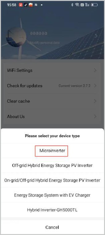 Microinverter APP